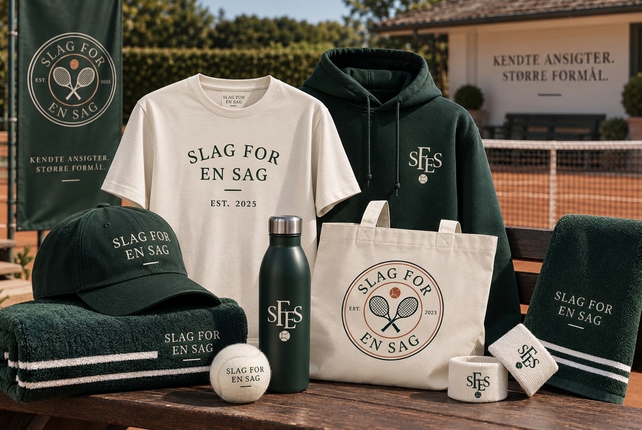 Slag for en sag officiel merchandise og kollektion